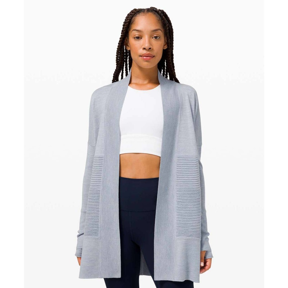 LULULEMON HEATHERED CHAMBRAY SIT IN LOTUS WRAP II